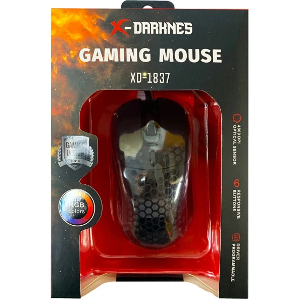 X-DARKNES XD-1837 Rgb Gaming Mouse - Resim 3