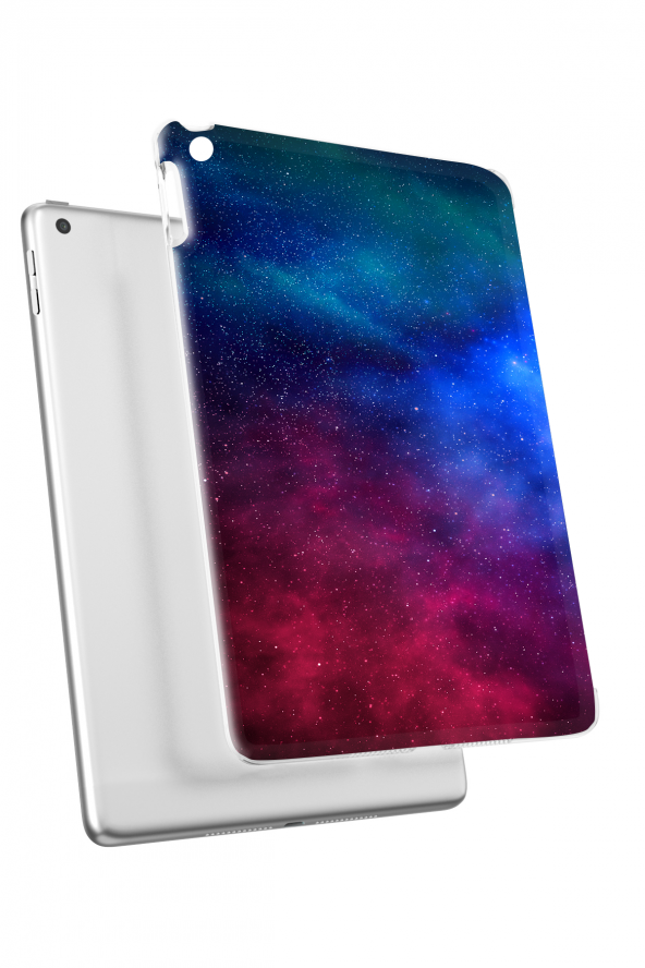 Apple Ipad Air 1  2 Ipad 5.  6. Nesil 9.7 Kılıf Opus 05 Colorful Space Yıldızlar Kılıfı Lacivert