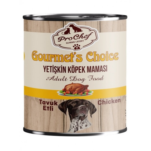 Prochef 24 Adet Gourmet's Choice Yetişkin Köpek Maması ( 415 Gr Tavuk Etli Konserve Yaş Mama ) - 3