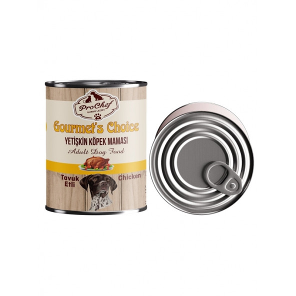 Prochef 24 Adet Gourmet's Choice Yetişkin Köpek Maması ( 415 Gr Tavuk Etli Konserve Yaş Mama ) - 4