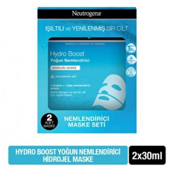 Neutrogena Hydro Boost Yoğun Nemlendirici Hidrojel Maske 1+1