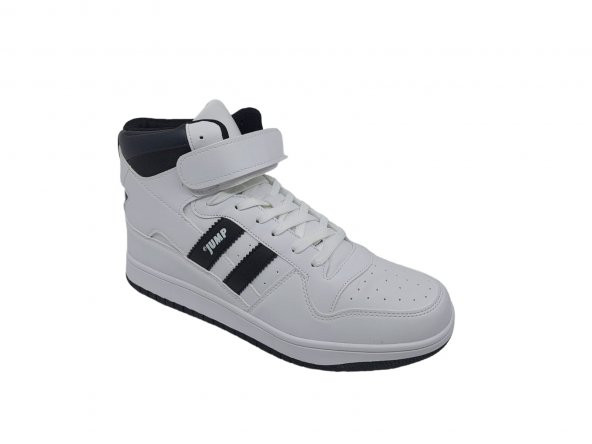 Jump 28504 Beyaz Uzun Bilekli Erkek Sneaker Günlük Spor Ayakkabı - Resim 2