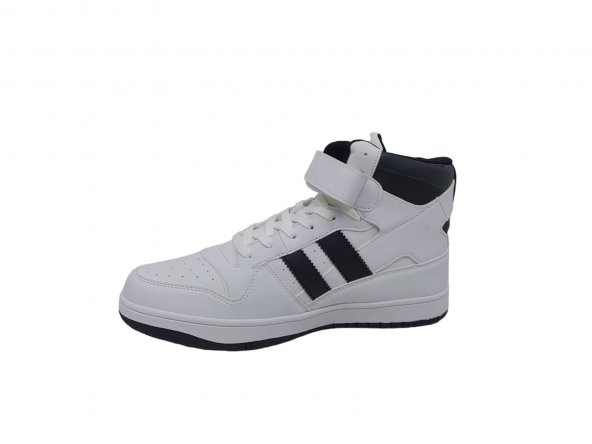 Jump 28504 Beyaz Uzun Bilekli Erkek Sneaker Günlük Spor Ayakkabı - Resim 3