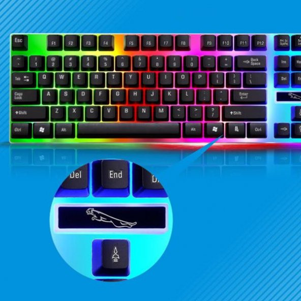 Ally G21b Led Işıklı Oyuncu Klavye Mouse Seti - 2
