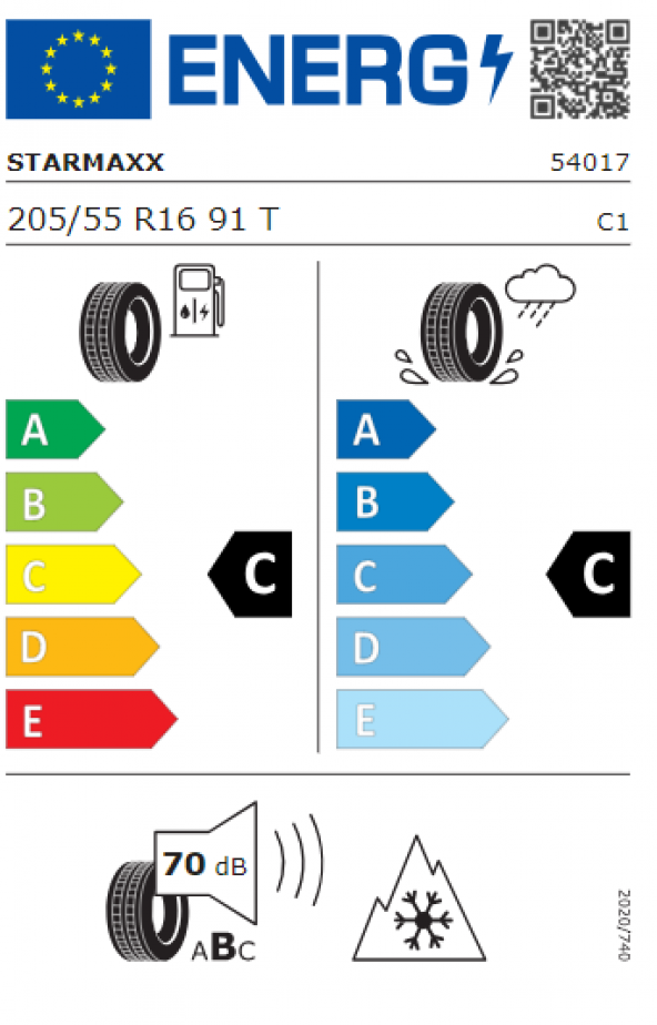 Starmaxx 205/55 R16 91T Arcterrain W860 Kış Lastiği 2023 Üretim - Resim 3