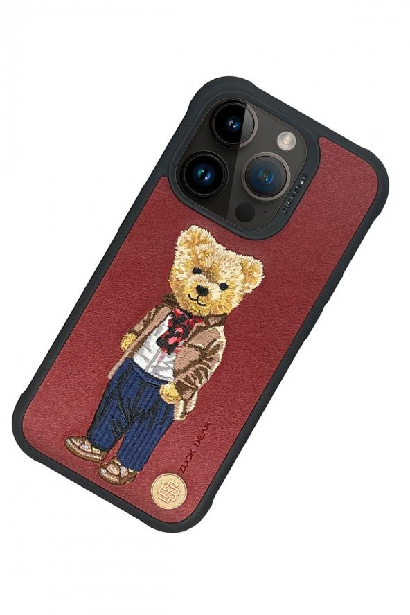 ZuckBear iPhone 15 Pro Max Uyumlu London Classic Kapak