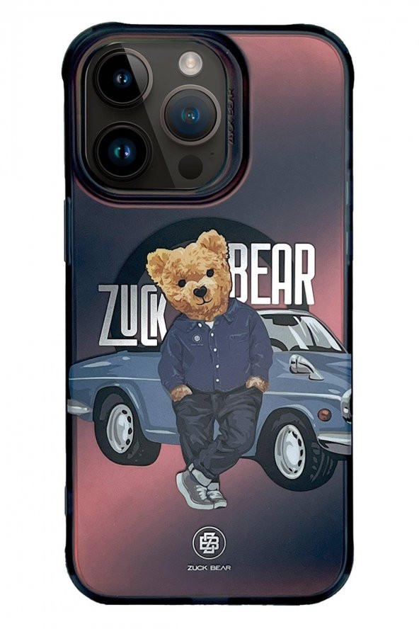 ZuckBear iPhone 15 Pro California Cool Magsafe 3D Baskılı Kılıf Kapak