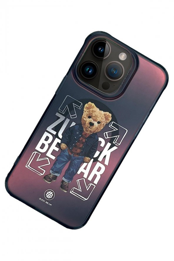ZuckBear iPhone 15 Pro California Cool Magsafe 3D Baskılı Kılıf Kapak - 7