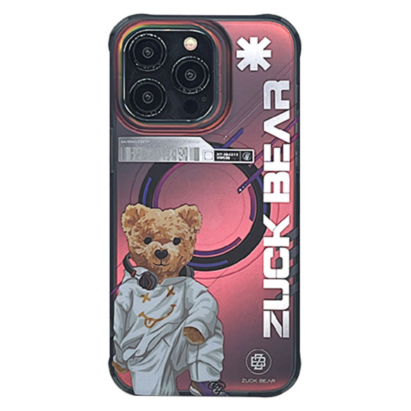 ZuckBear iPhone 15 Pro Uyumlu New York Never Sleeps Magsafe 3D Baskılı Kılıf Kapak