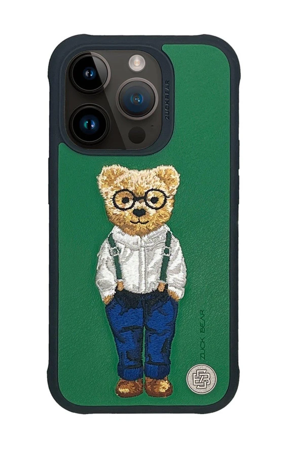 ZuckBear iPhone 15 Pro Uyumlu London Classic Kapak