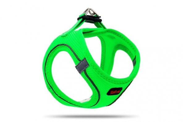 Tailpetz Air Mesh Köpek Göğüs Tasması XSmall 32x36 cm Neon Yeşil