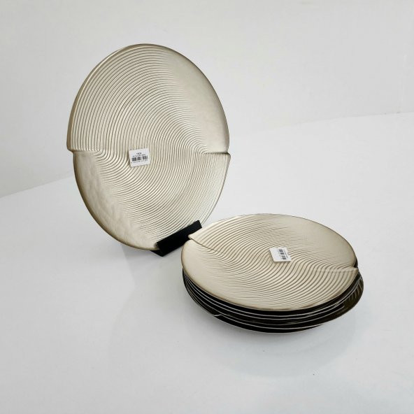 Glasscom Cam Pasta Tabağı Takımı (Sarı) - 3