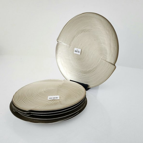 Glasscom Cam Pasta Tabağı Takımı (Sarı) - 4