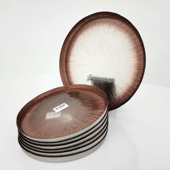 Glassco Mürdüm Dik Kenar Transparan Cam Pasta Tabağı - 3