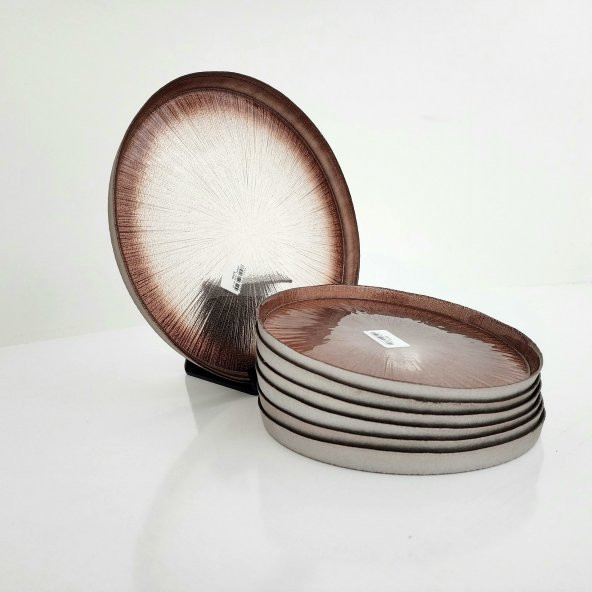Glassco Mürdüm Dik Kenar Transparan Cam Pasta Tabağı - 4