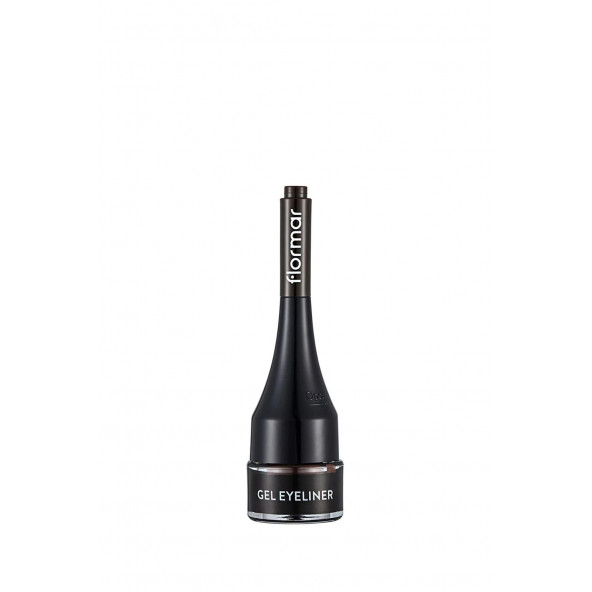 FLORMAR Özel Fırça Başlıklı Yoğun Pigmentli Mat Jel Eyeliner - 3