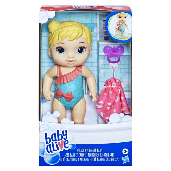 Hasbro Baby Alive Bebeğimle Banyo Zamanı E8721