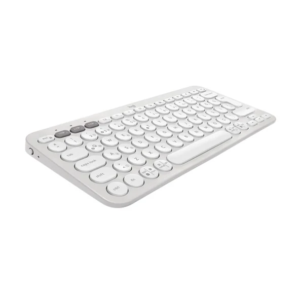 Logitech K380s Çakıl Tuşlu Bluetooth Klavye Beyaz - 2