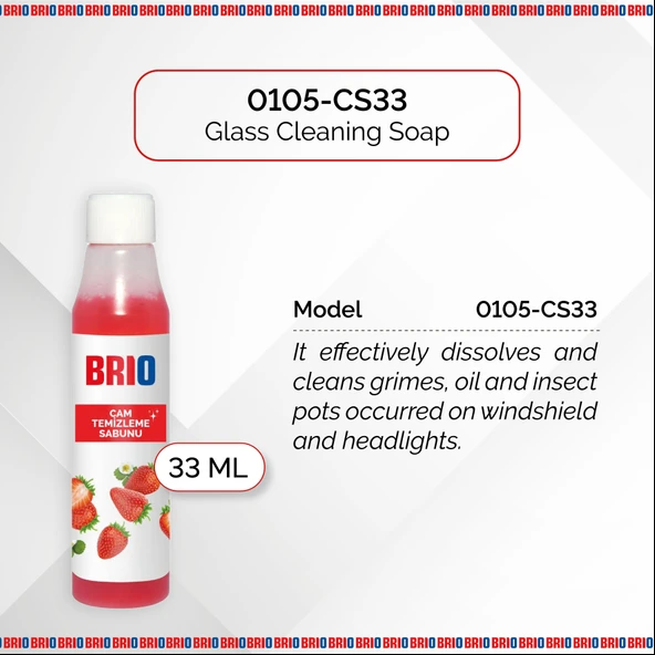 Brio Cam Temizleme Sabunu 33 Ml 10'lu - Resim 4