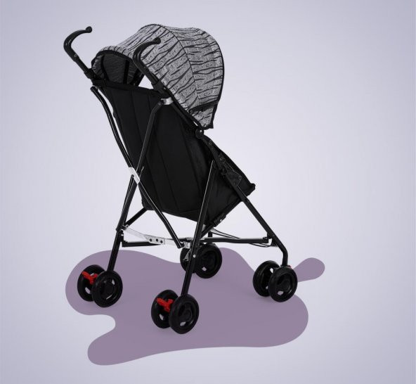 Moony Baby MB108 Stork Baston Bebek Arabası Puset Bordo - 3
