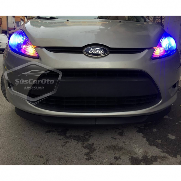 Ford Fiesta 2008-2017 Uyumlu Üniversal Astra H lip Esnek Ön Lip 2 Parça Tampon Altı Dil Karlık Ön Ek - 2