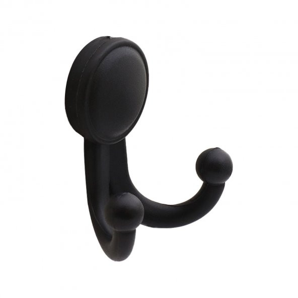 Karataş Askılık Vestiyer Duvar Askısı Dolap Elbise Askılığı Sert Plastik Siyah Askı Elemanı 10 ADET - 2