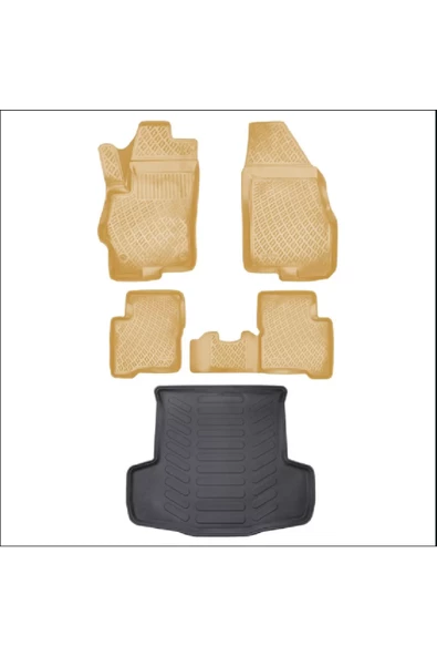Opel Astra G Sedan 2001 Bagaj Havuzu + Bej 3D Paspas