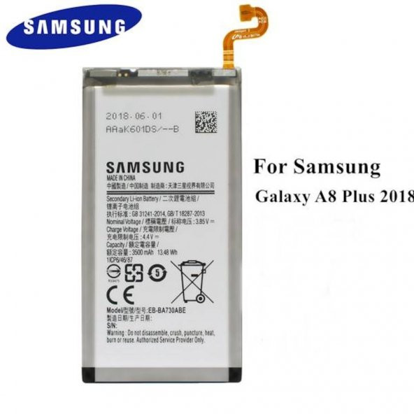 Samsung Galaxy A8 Plus 2018 A730 Batarya Pil Eb-Ba730Abe