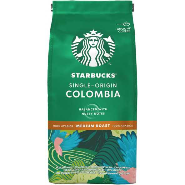 Starbucks Single Origin Colombia Öğütülmüş Kahve 200 G