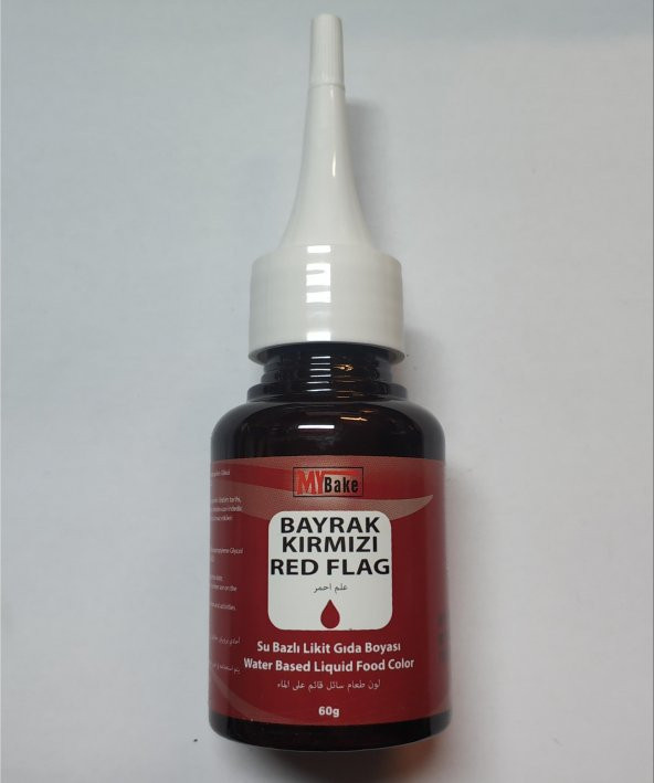 GIDA BOYASI SIVI 60 GR BAYRAK KIRMIZI MY BAKE