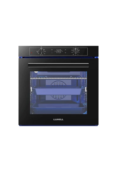 LUXELL 2 Lİ PLATİNUM ANKASTRE SET(A68-SGF3 SİYAH FIRIN  OC88 SİYAH OCAK) - 3