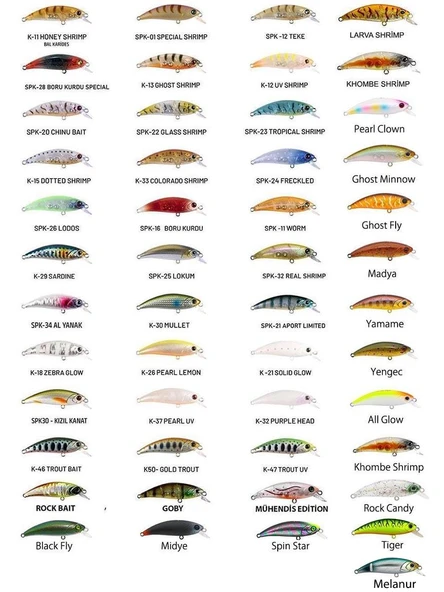 Hanfish Zıpır KG 50mm 4,5gr LRF Maket Balık