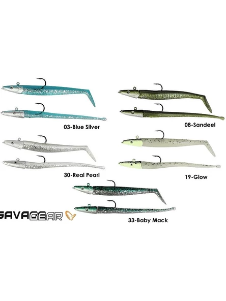Savage Gear Sandeel And Slug 10cm 10gr 4+2 Adet Silikon Yem - Resim 2