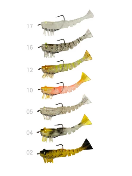 Captain 3064 Live Silikon Karides 8.5cm 8gr - Resim 2