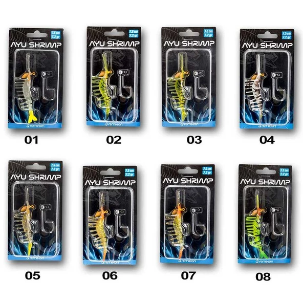 Remixon Ayu Shrimp Karides 7.5cm 7.2gr - Resim 3