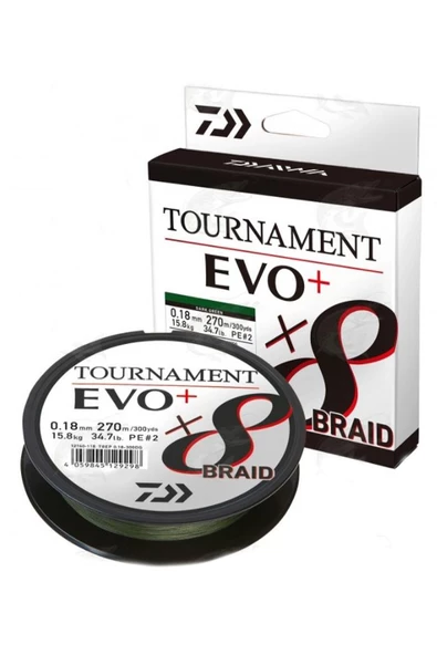 Daiwa Tournament 8B EVO+ Dark Green 270m İp Misina