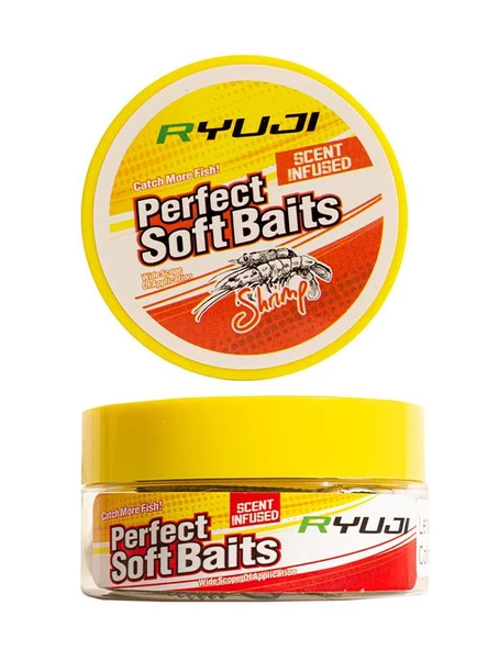 Ryuji Perfect Bait BT Karides Kokulu Silikon Yem 7cm 10 adet - Resim 3