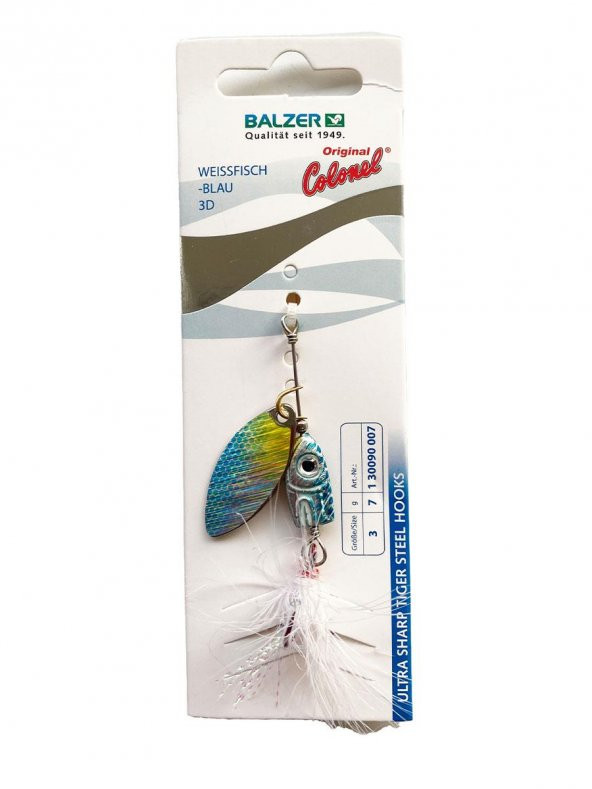 Balzer Colonel Reality 3D Balık Kafa Tüylü Kaşık 7gr ürün görseli