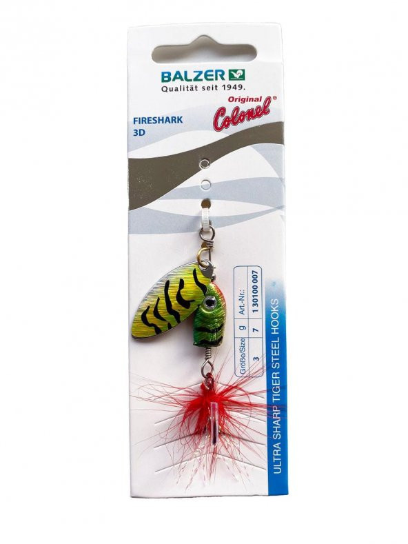 Balzer Colonel Reality 3D Balık Kafa Tüylü Kaşık 7gr ürün görseli