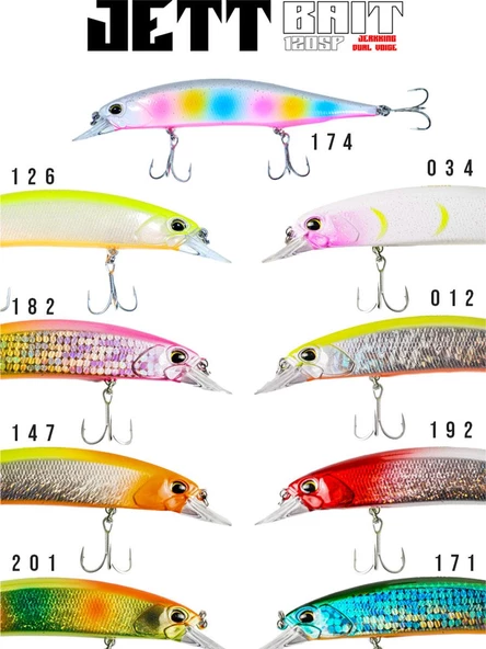 Fujin Jett Bait 120SP 18gr 120mm Maket Balık - Resim 2