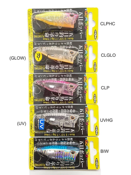 Storm Gomoku Popper Maket Balık 6cm 7.5gr - Resim 2