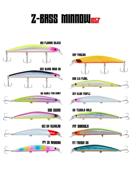 Fujin Z-Bass Minnow 125F 21gr Maket Balık - Resim 2