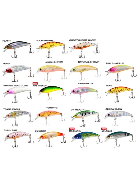 Ryuji Baby Minnow Sinking 5cm 4.5gr Maket Yem - 2