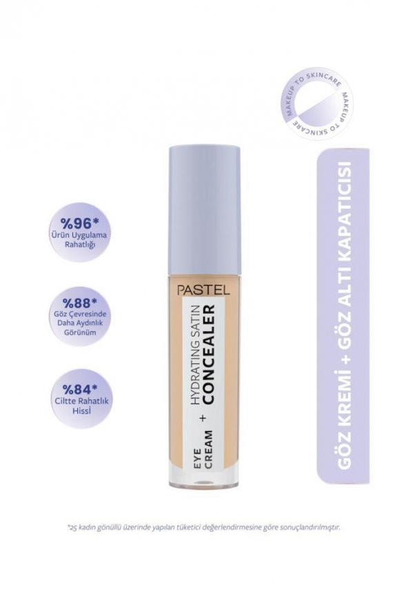 Pastel Eye Cream + Hydrating Satın Concealer 64 Medium Light