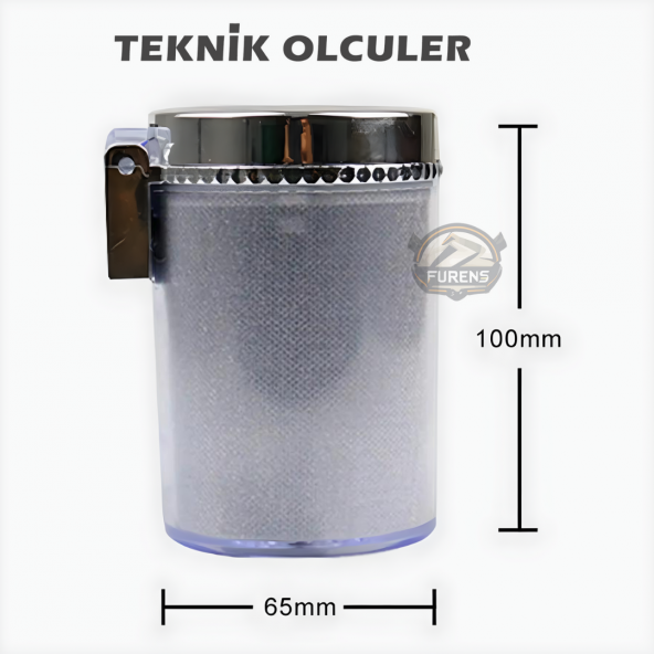 Araç Içi Küllük Led Işıklı 7 renkli Rgb Lüx Tip Kapaklı Araba Küllüğü - 6