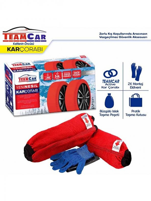 Kar Çorabı Medium Ebat Yeni Nesil Kolay Montaj Zincir Muadili - 4