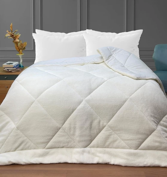 Komfort Home Çift Kişilik Çift Taraflı Lüx Welsoft - Pamuk Ultra Yumuşak Peluş Yorgan - 2