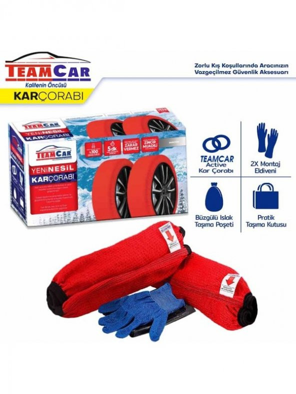Kar Çorabı Large Ebat Yeni Nesil Kolay Montaj Zincir Muadili - 2
