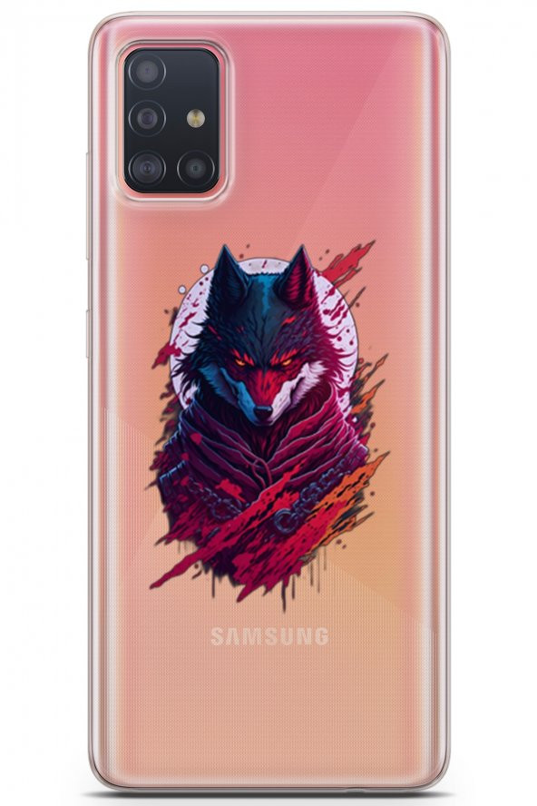 Samsung Galaxy A51 Kılıf Seri Others 02 Tilki Saydam Kapak - 1