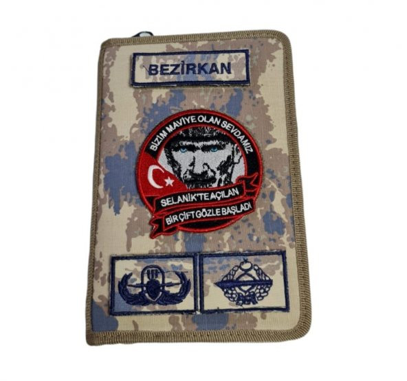 Kamuflaj Ajanda Defter Kabı Kamuflaj Organizer Kalemlik Hava Kuvvetleri - Resim 4